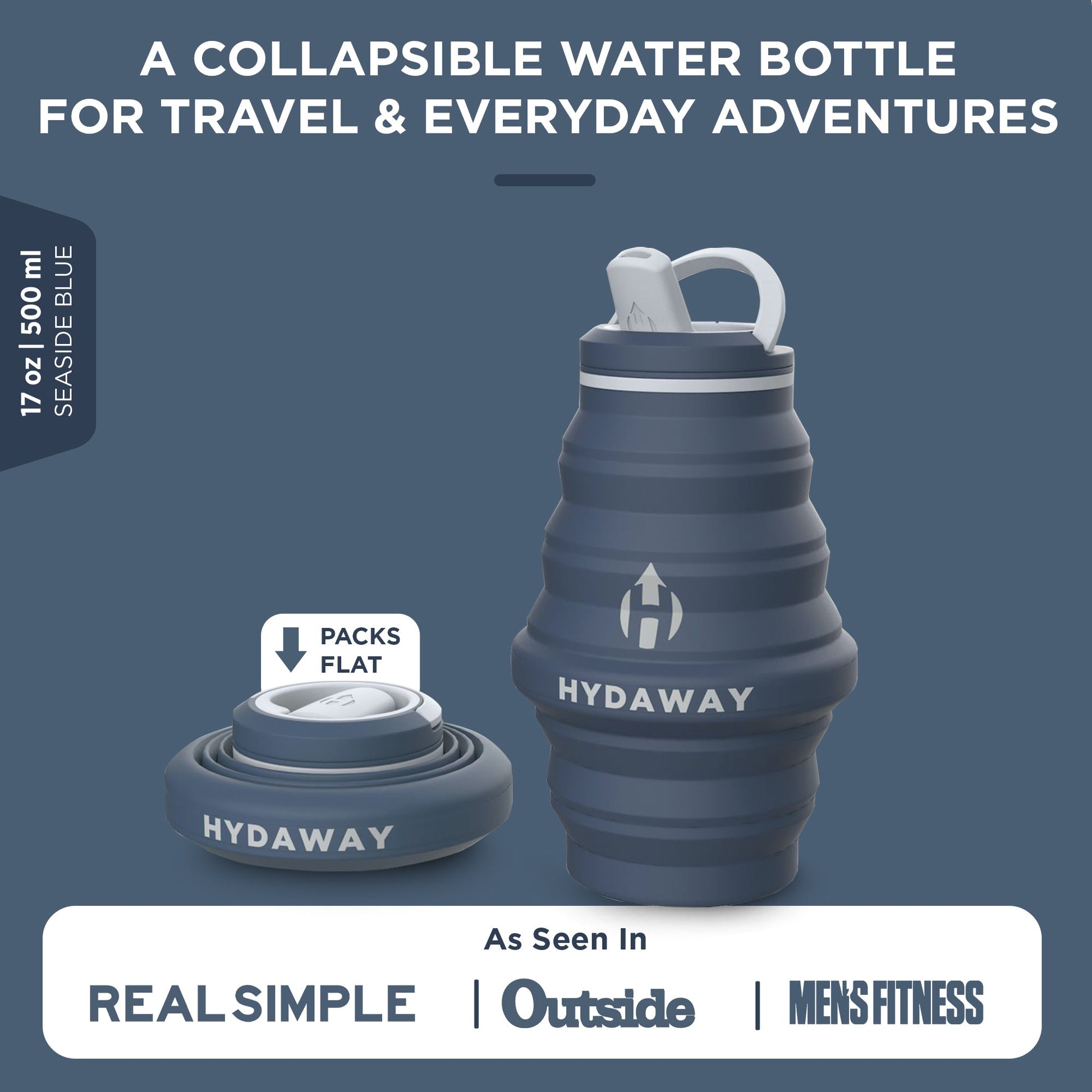 HYDAWAY Collapsible Water Bottle | 17oz
