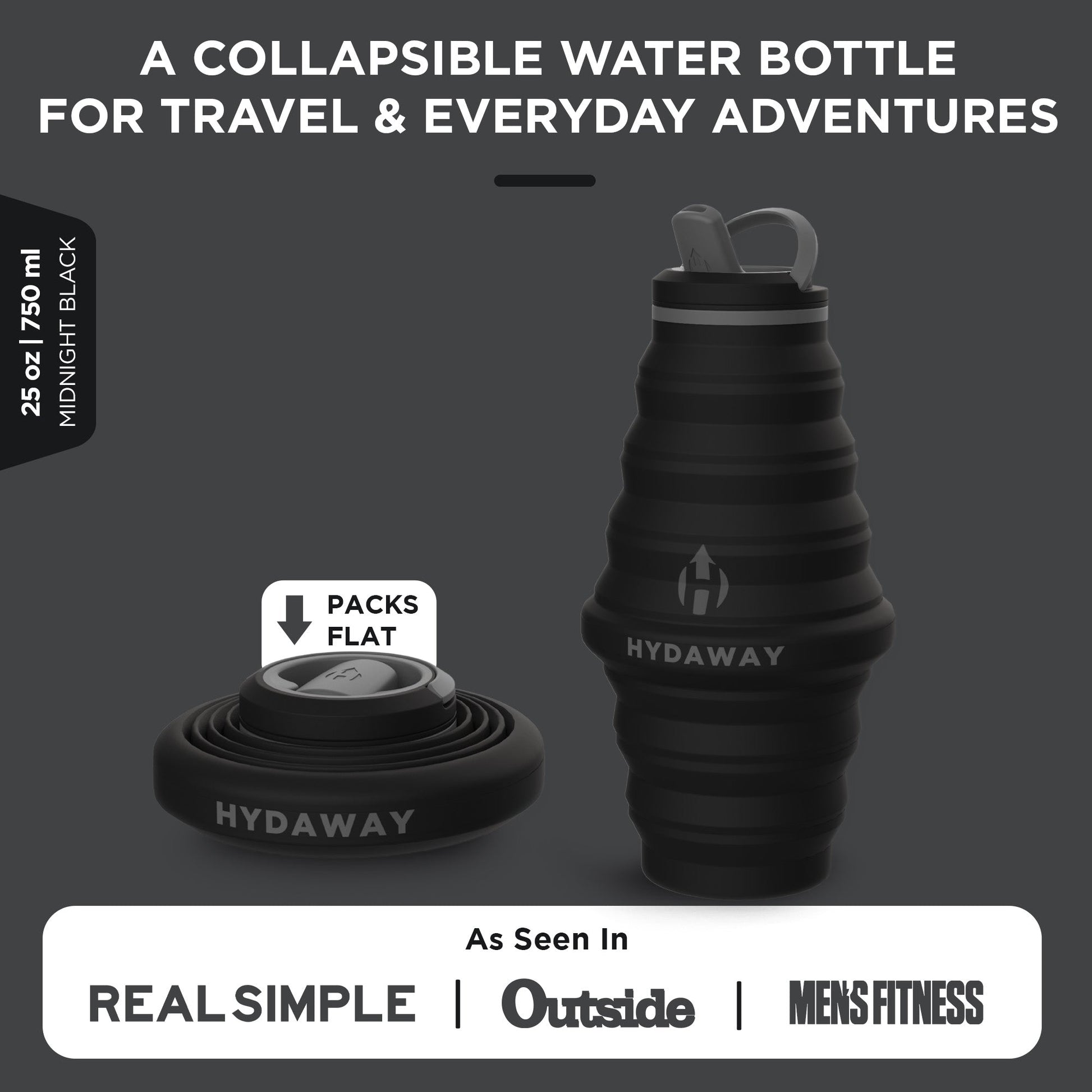 HYDAWAY Collapsible Water Bottle | 25oz
