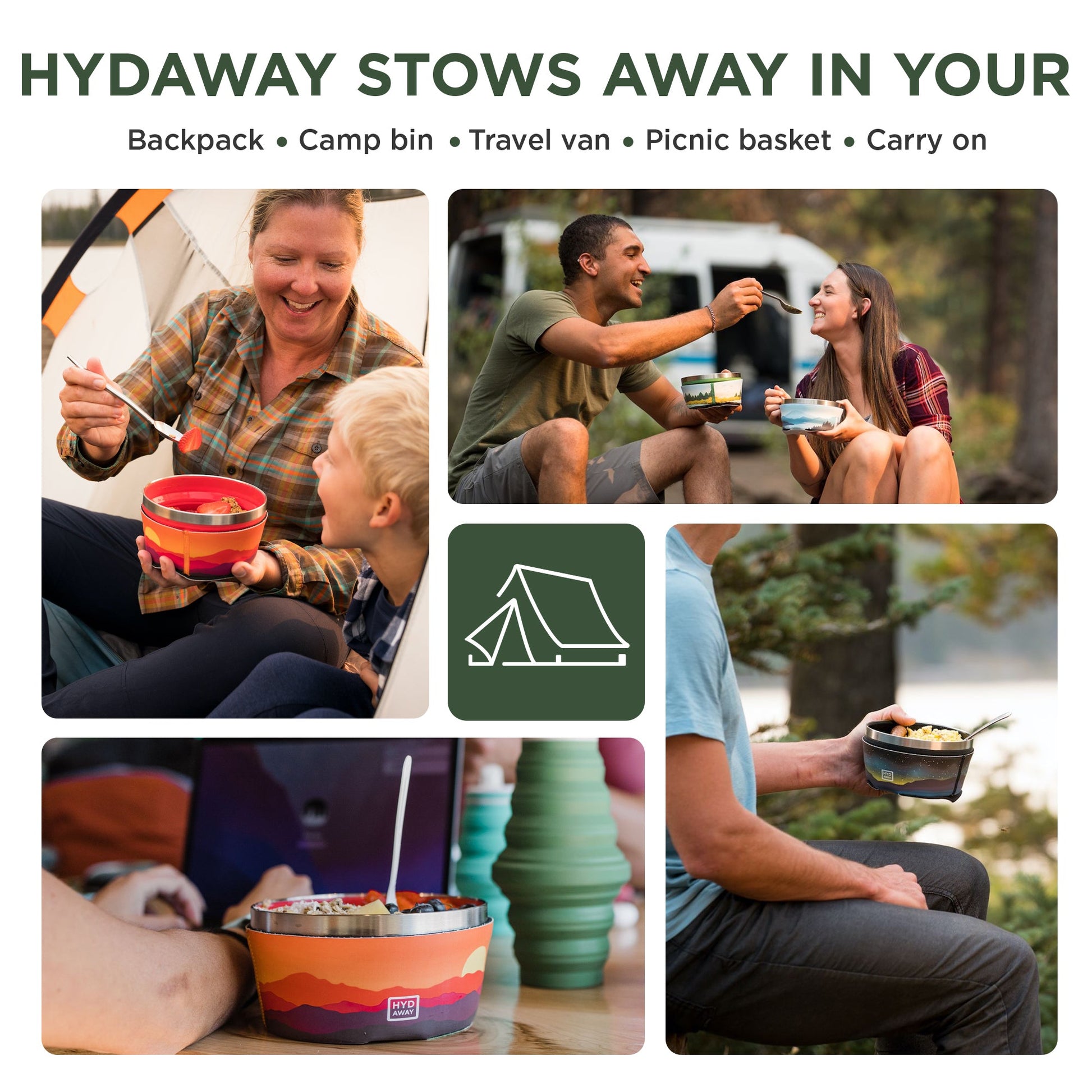 HYDAWAY Collapsible Insulated Bowl | 1-Quart