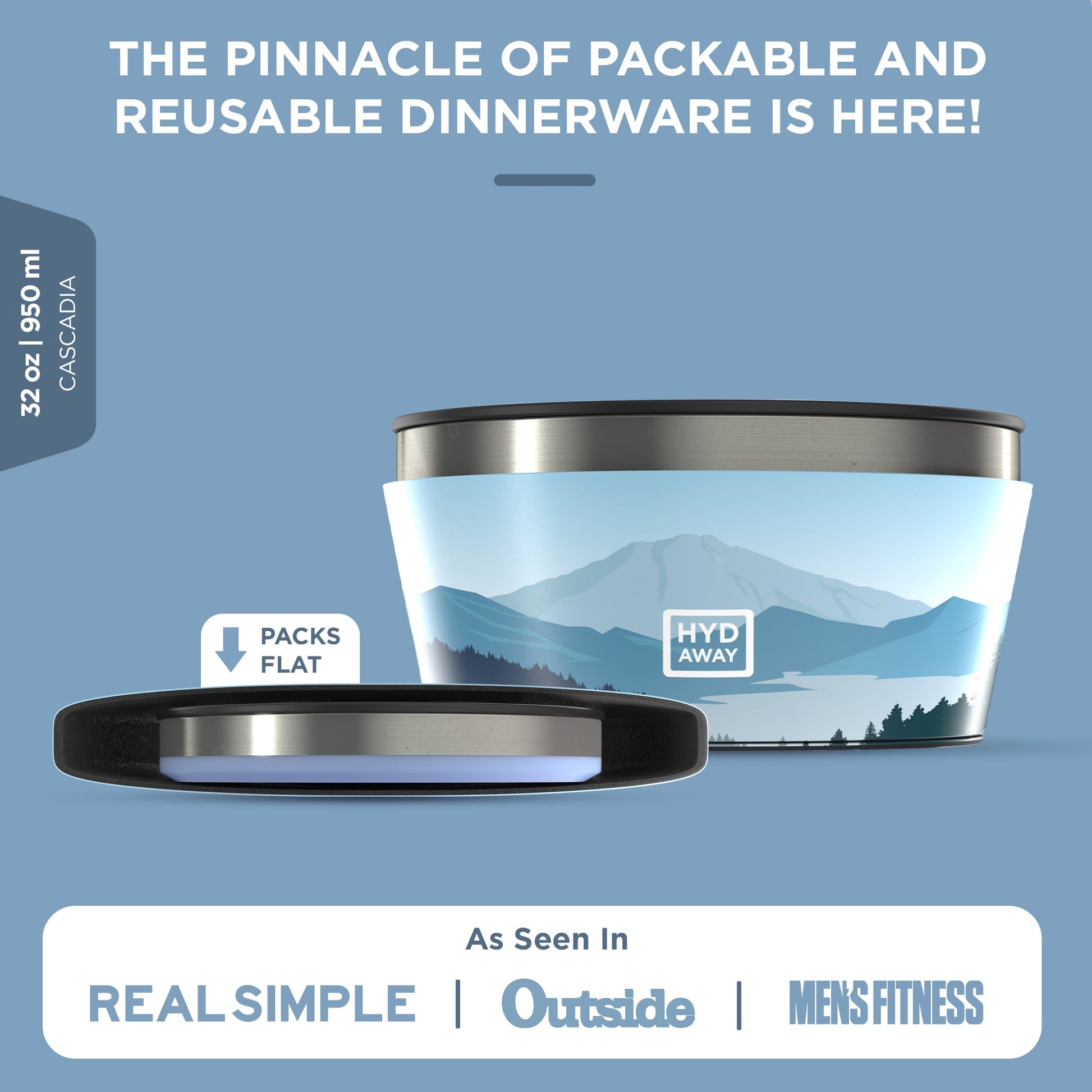 HYDAWAY Collapsible Insulated Bowl | 1-Quart