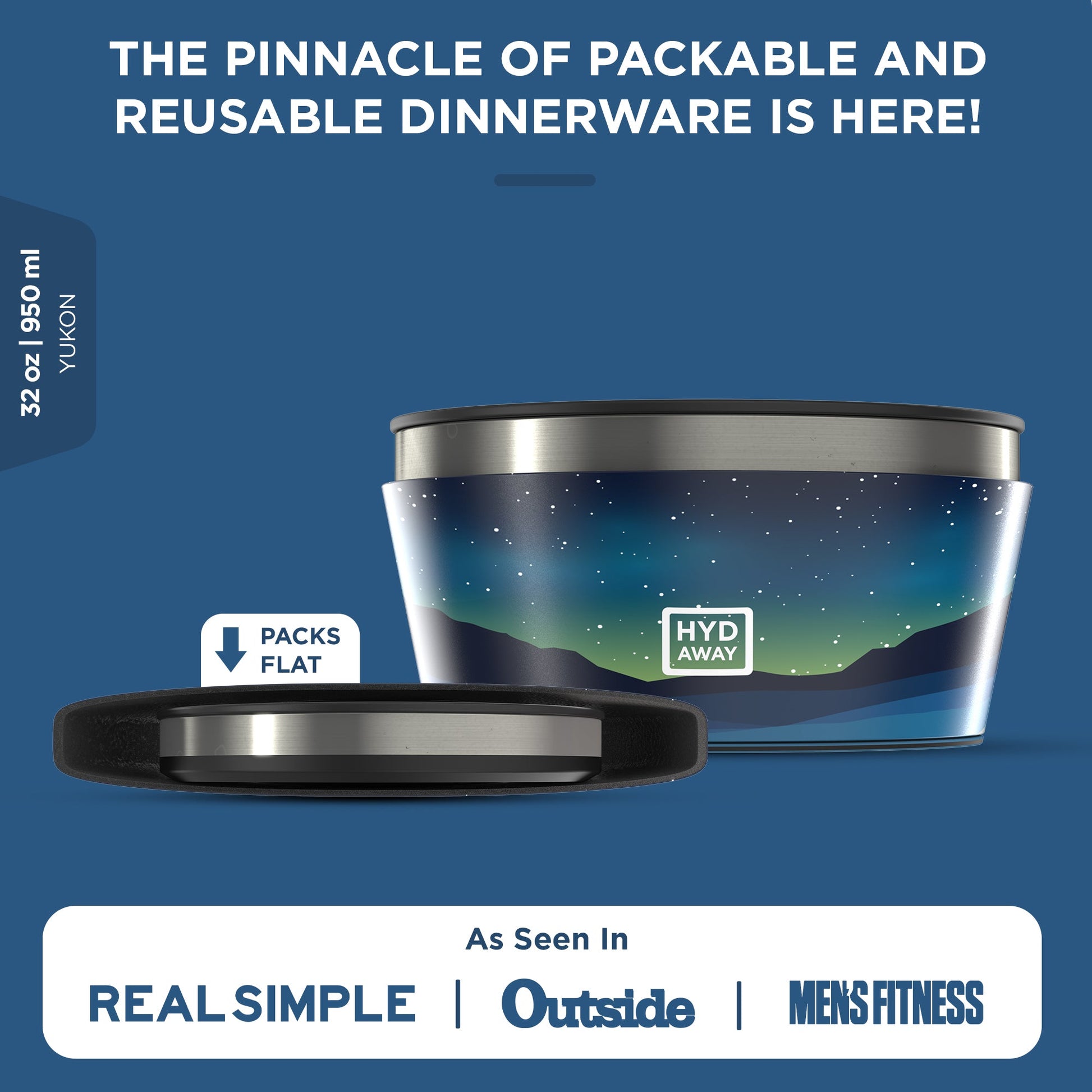 HYDAWAY Collapsible Insulated Bowl | 1-Quart
