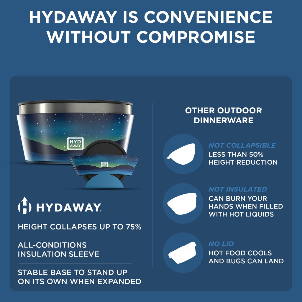 HYDAWAY Collapsible Insulated Bowl | 1-Quart