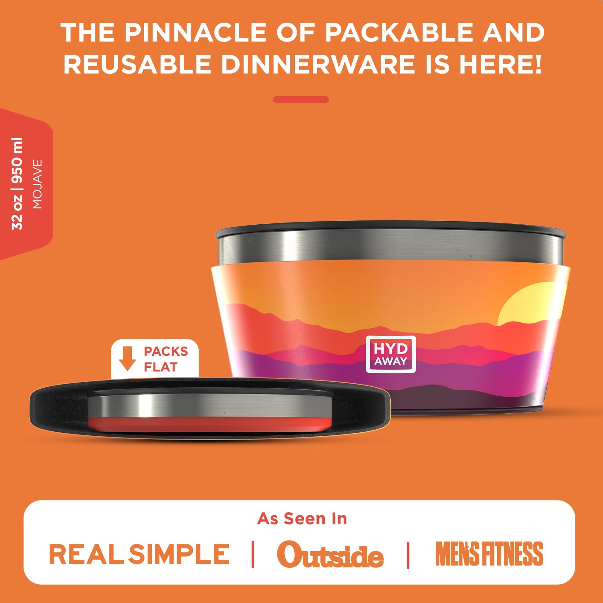 HYDAWAY Collapsible Insulated Bowl | 1-Quart
