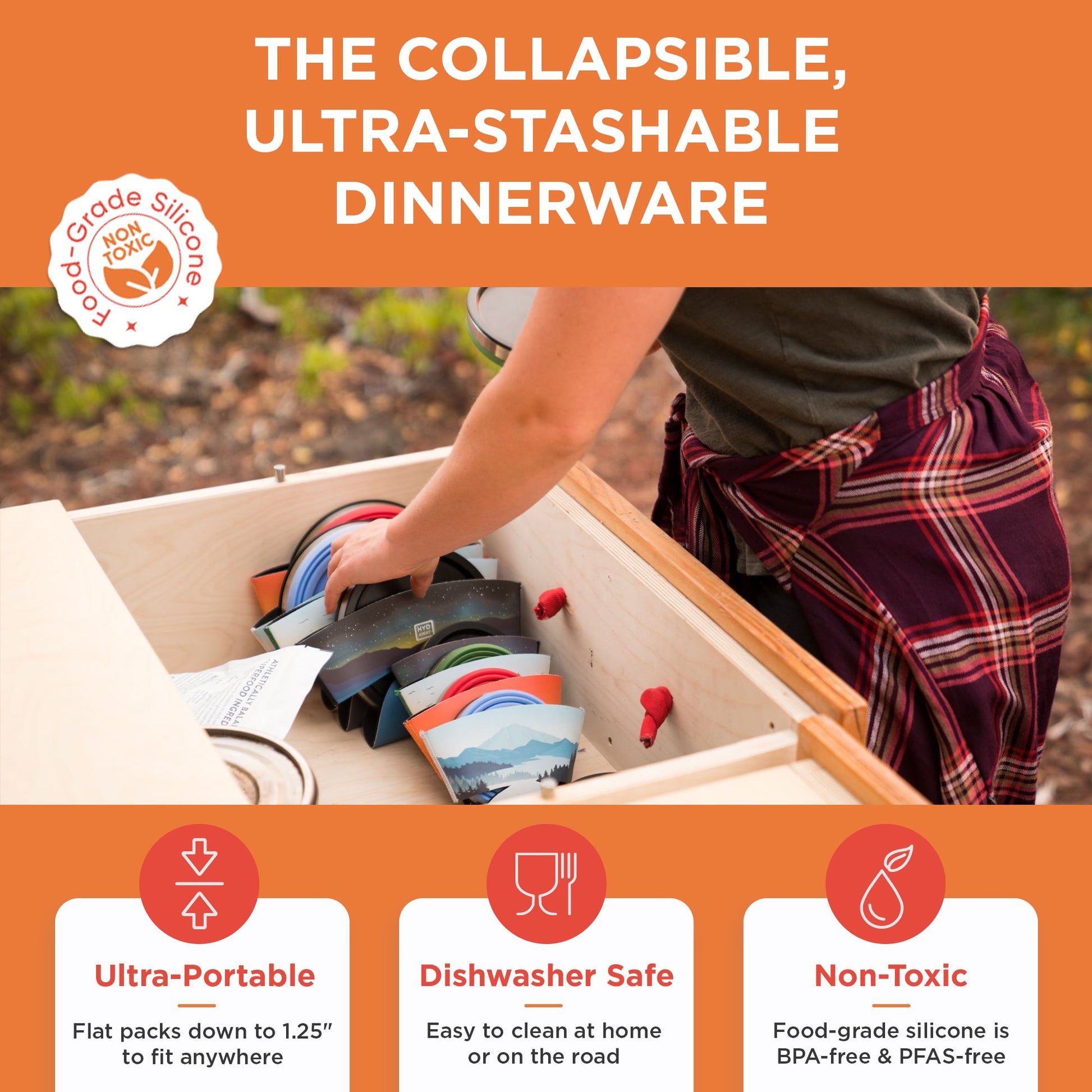 HYDAWAY Collapsible Insulated Bowl | 1-Quart
