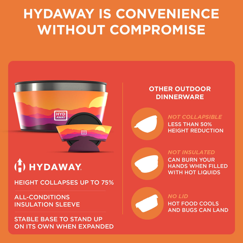 HYDAWAY Collapsible Insulated Bowl | 1-Quart
