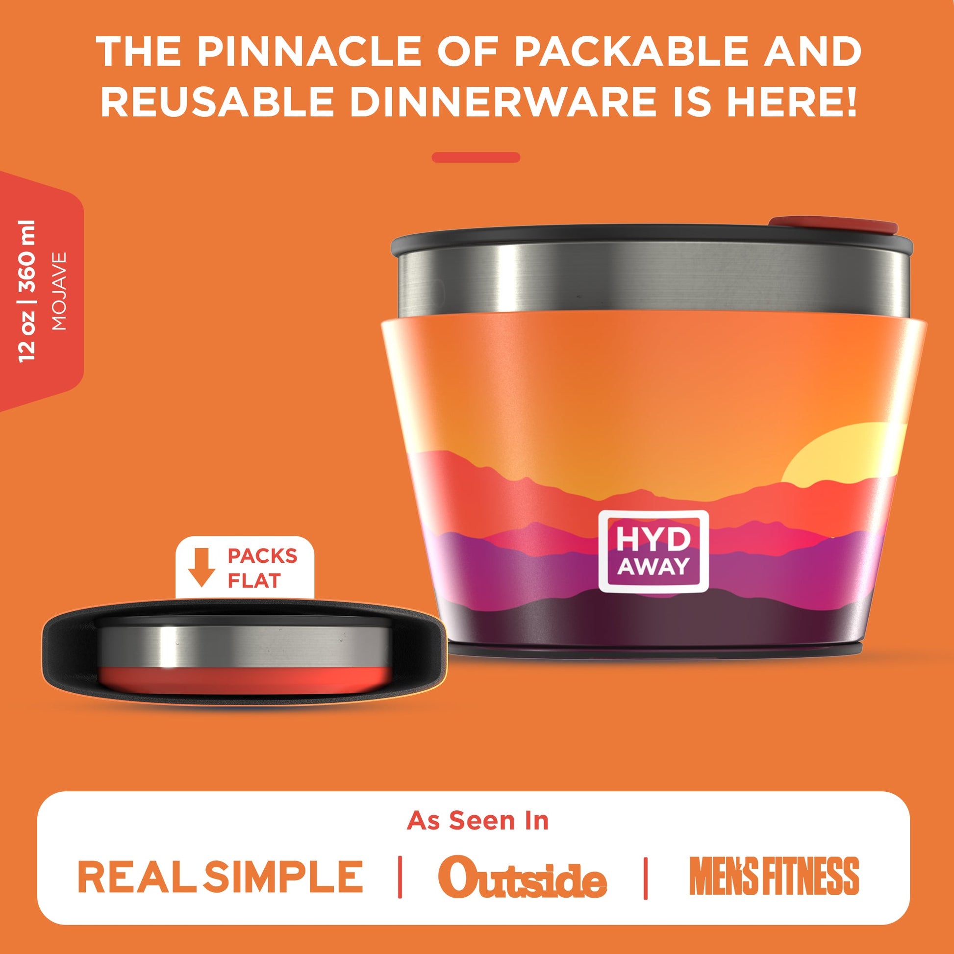 HYDAWAY Collapsible Insulated Bowl | 1.5-Cup