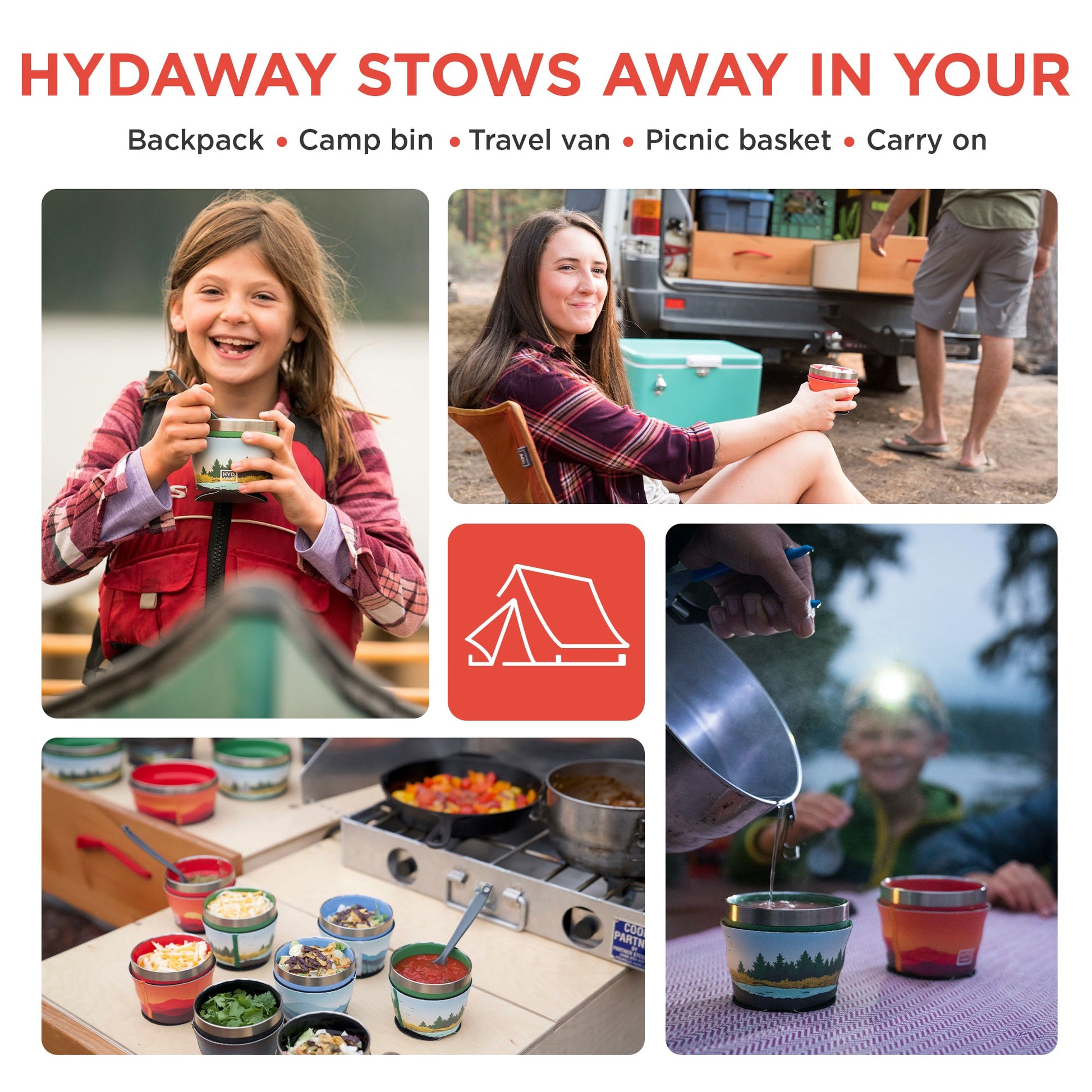 HYDAWAY Collapsible Insulated Bowl | 1.5-Cup