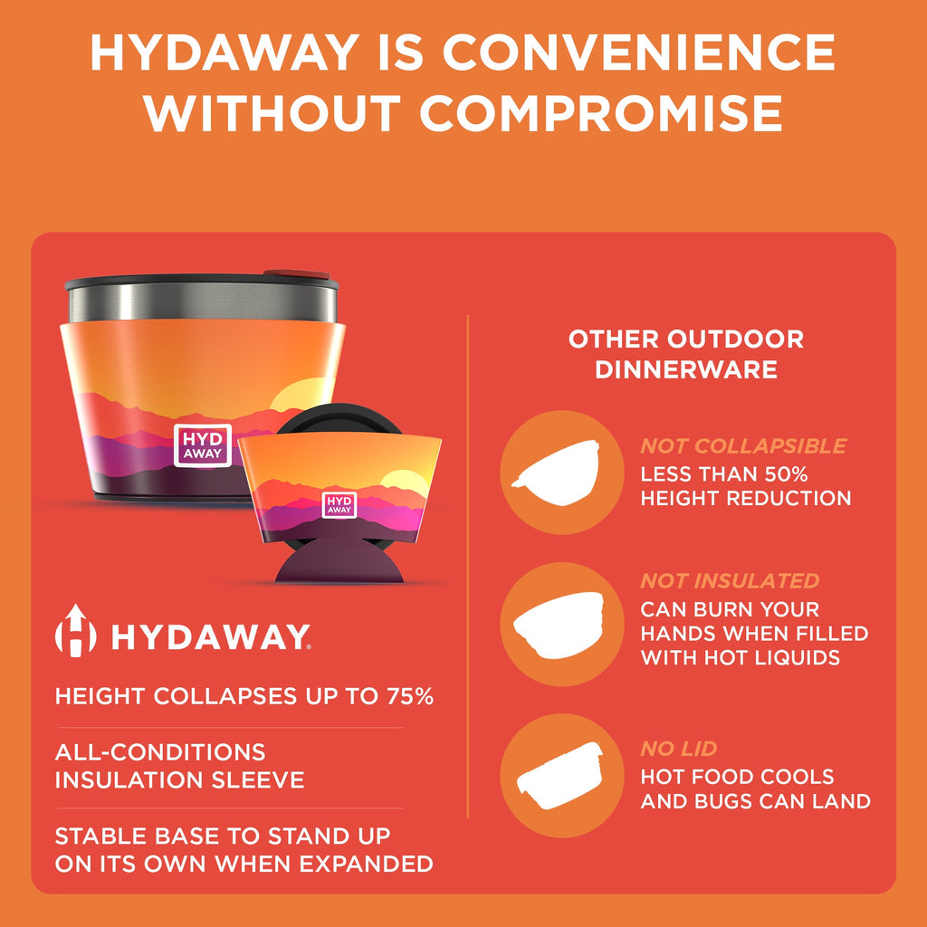 HYDAWAY Collapsible Insulated Bowl | 1.5-Cup
