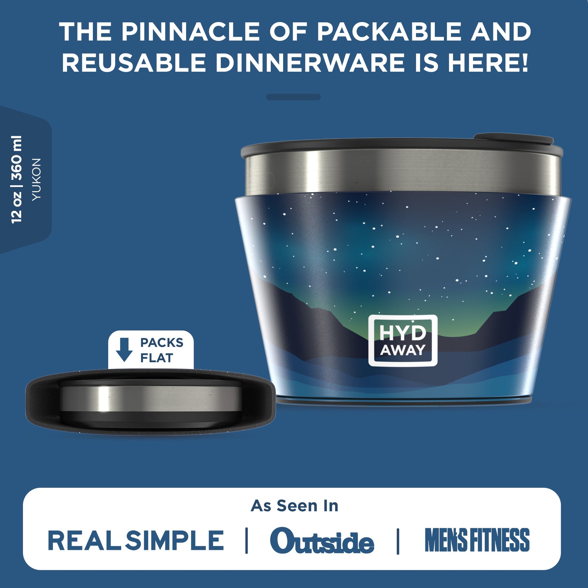 HYDAWAY Collapsible Insulated Bowl | 1.5-Cup