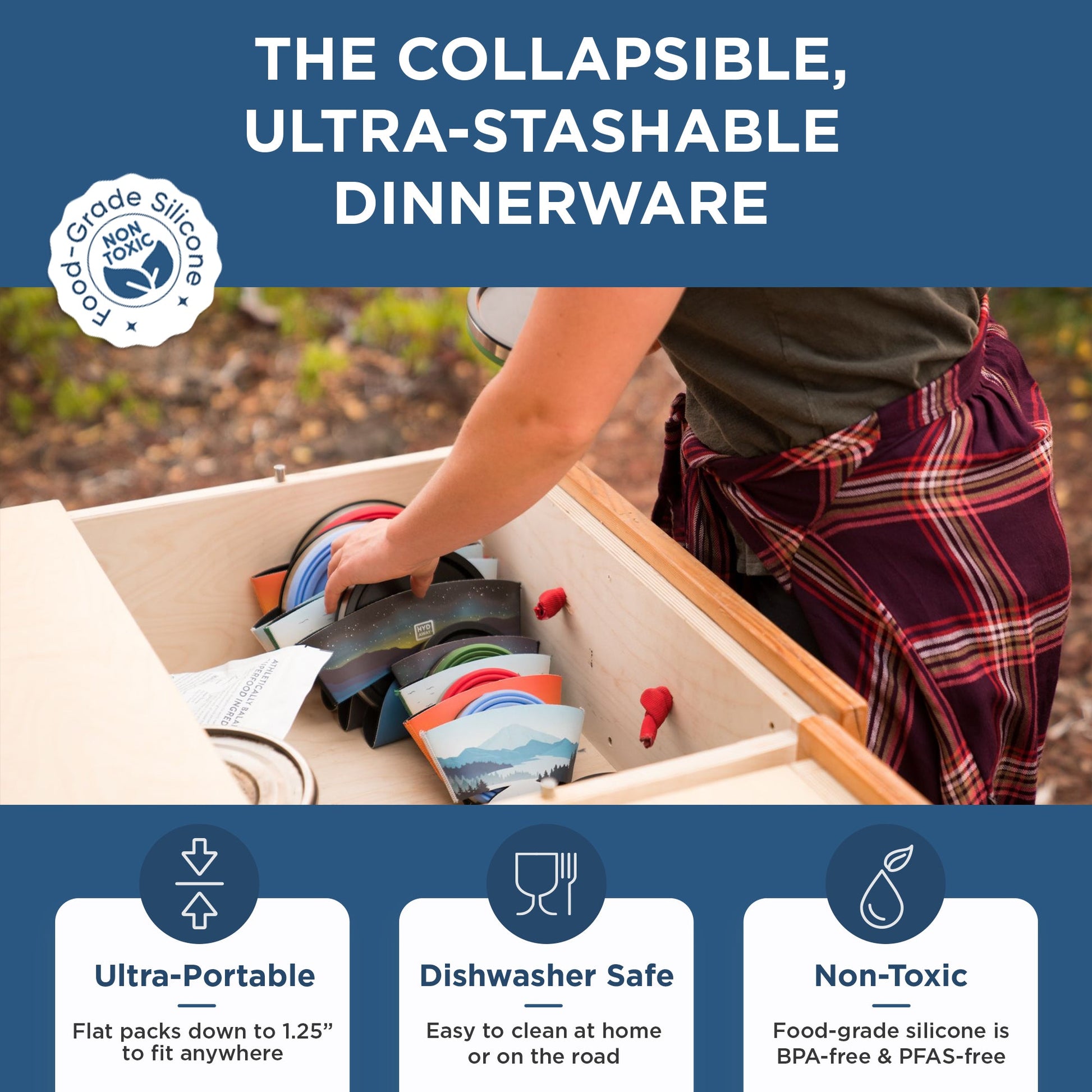 HYDAWAY Collapsible Insulated Bowl | 1.5-Cup