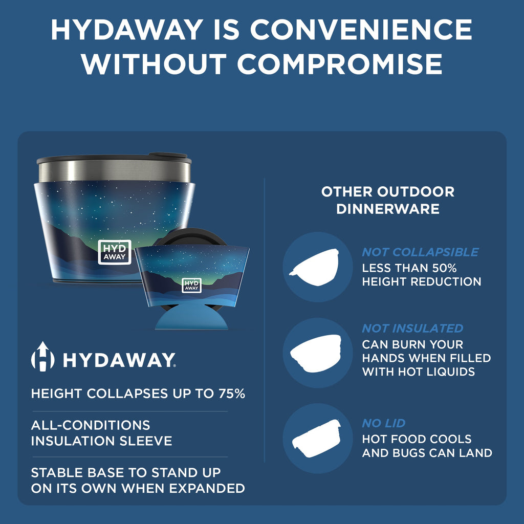 HYDAWAY Collapsible Insulated Bowl | 1.5-Cup