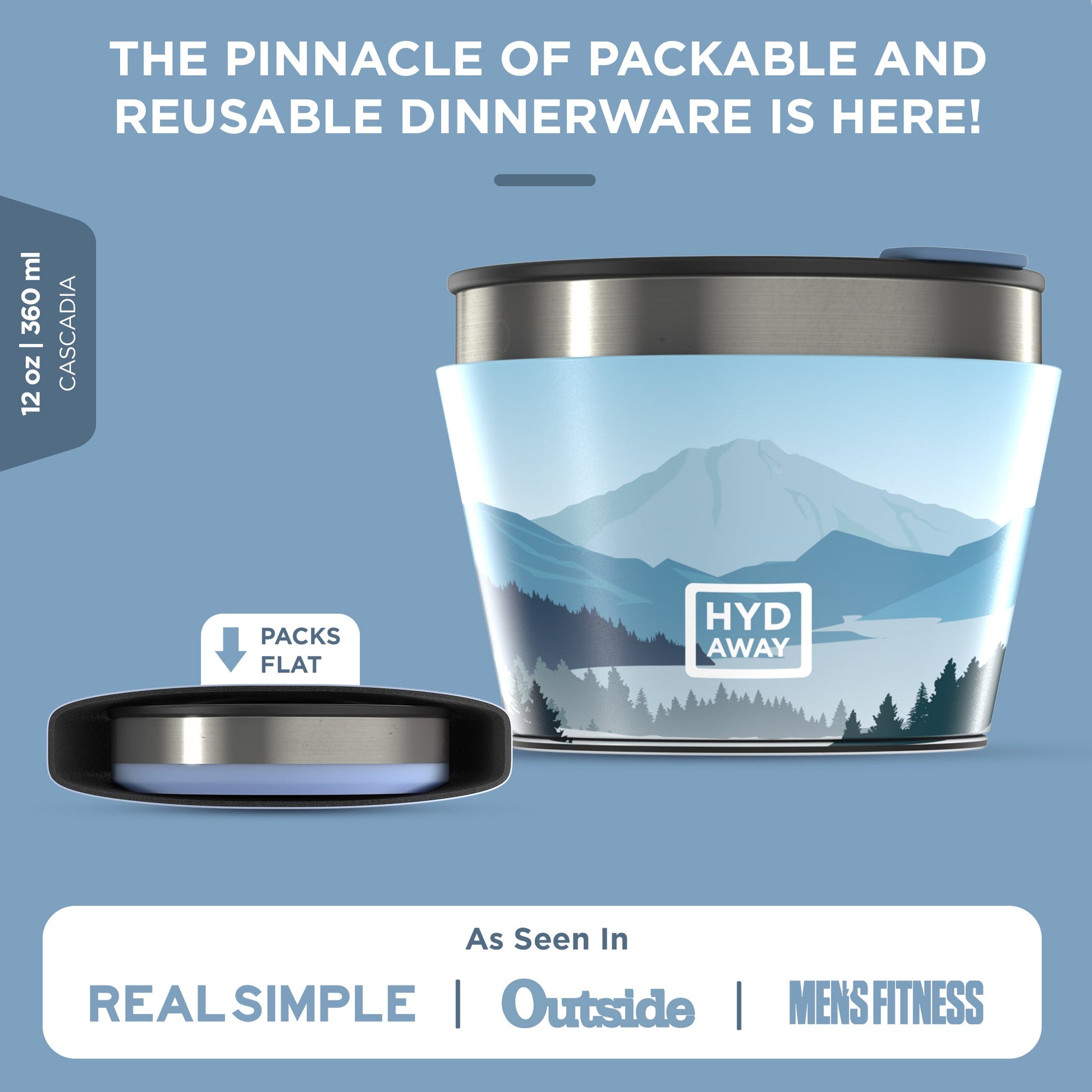 HYDAWAY Collapsible Insulated Bowl | 1.5-Cup