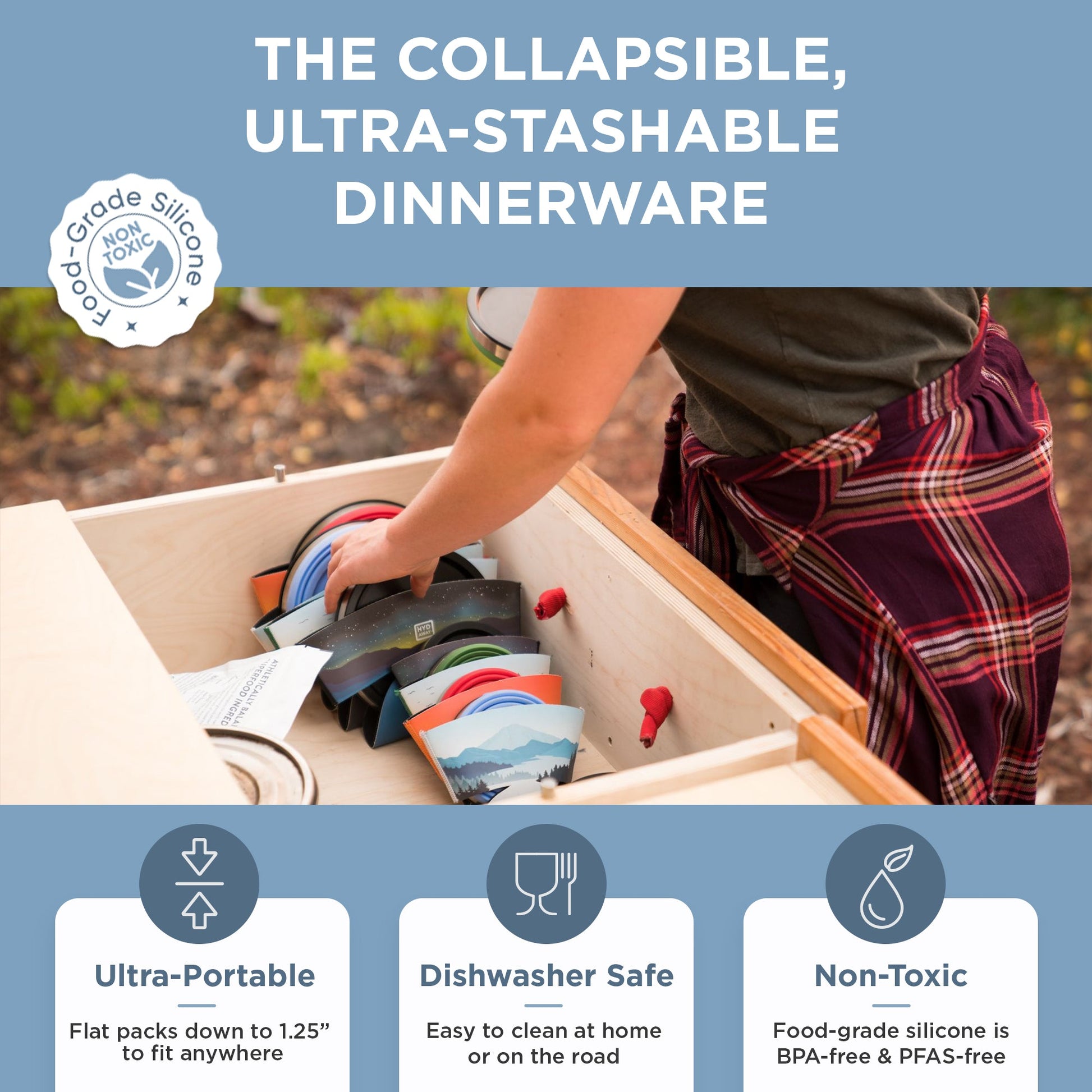 HYDAWAY Collapsible Insulated Bowl | 1.5-Cup