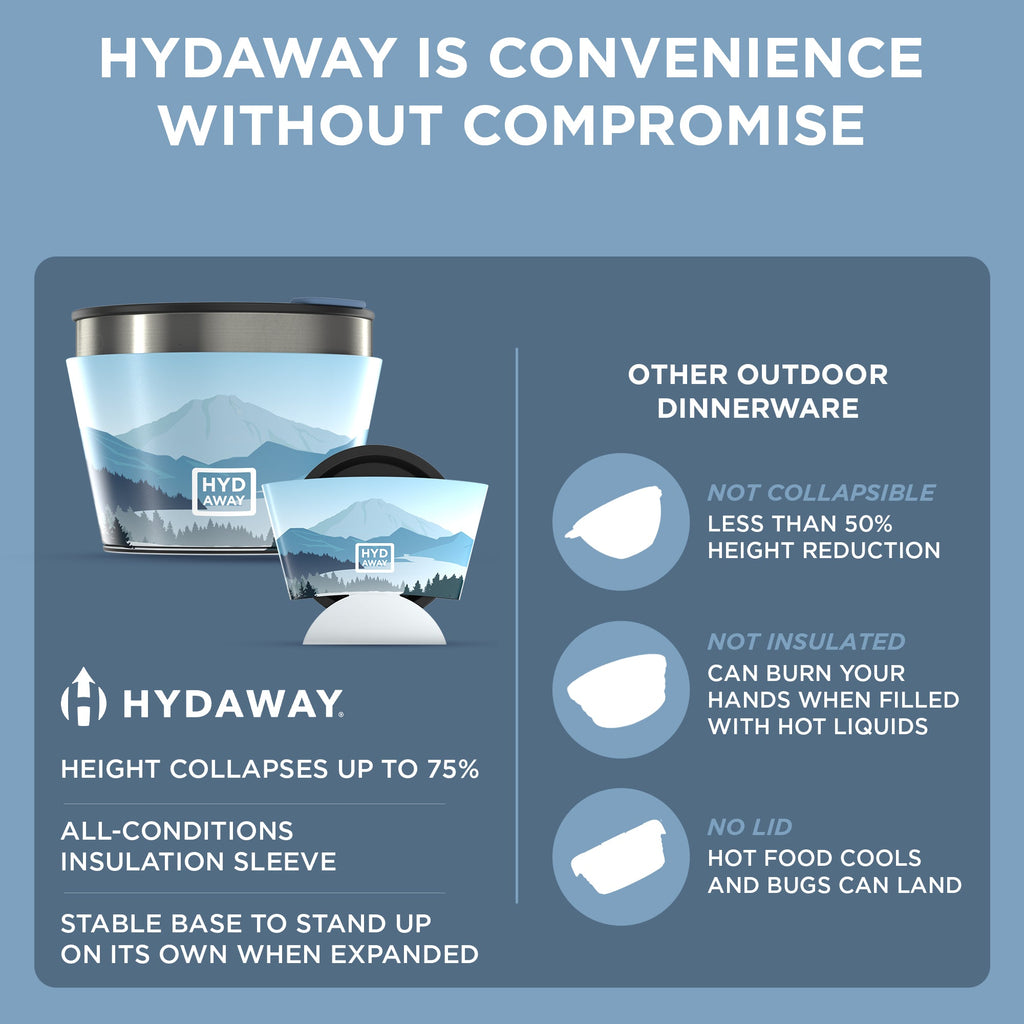 HYDAWAY Collapsible Insulated Bowl | 1.5-Cup