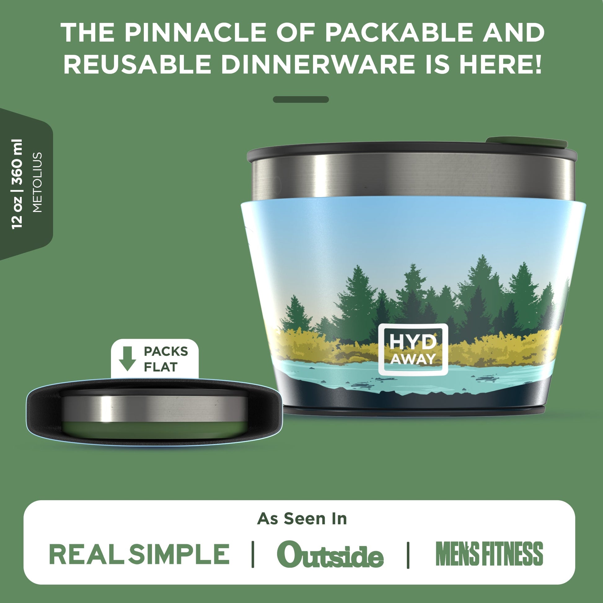 HYDAWAY Collapsible Insulated Bowl | 1.5-Cup