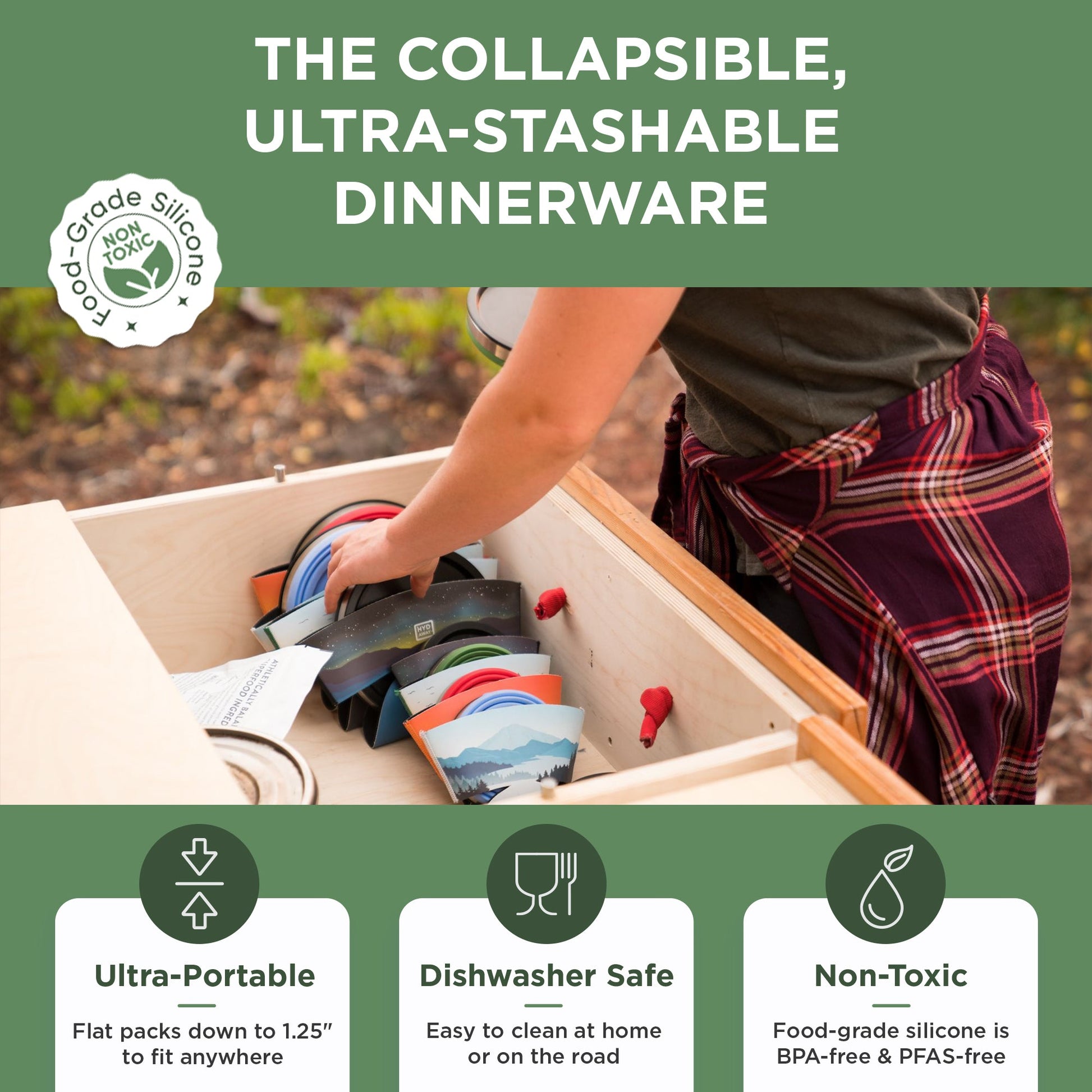 HYDAWAY Collapsible Insulated Bowl | 1.5-Cup