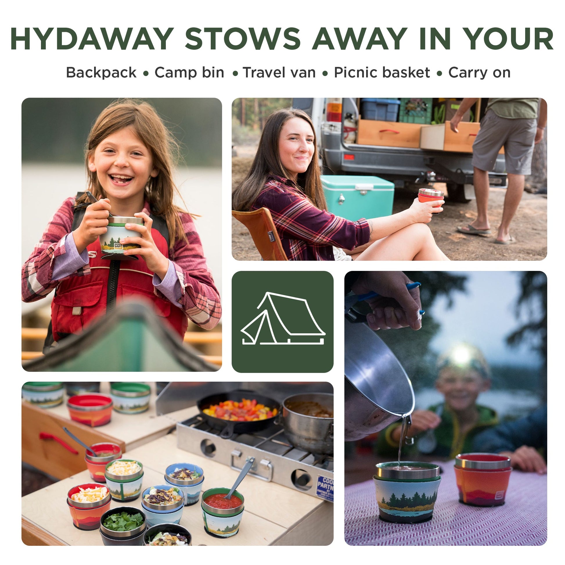 HYDAWAY Collapsible Insulated Bowl | 1.5-Cup