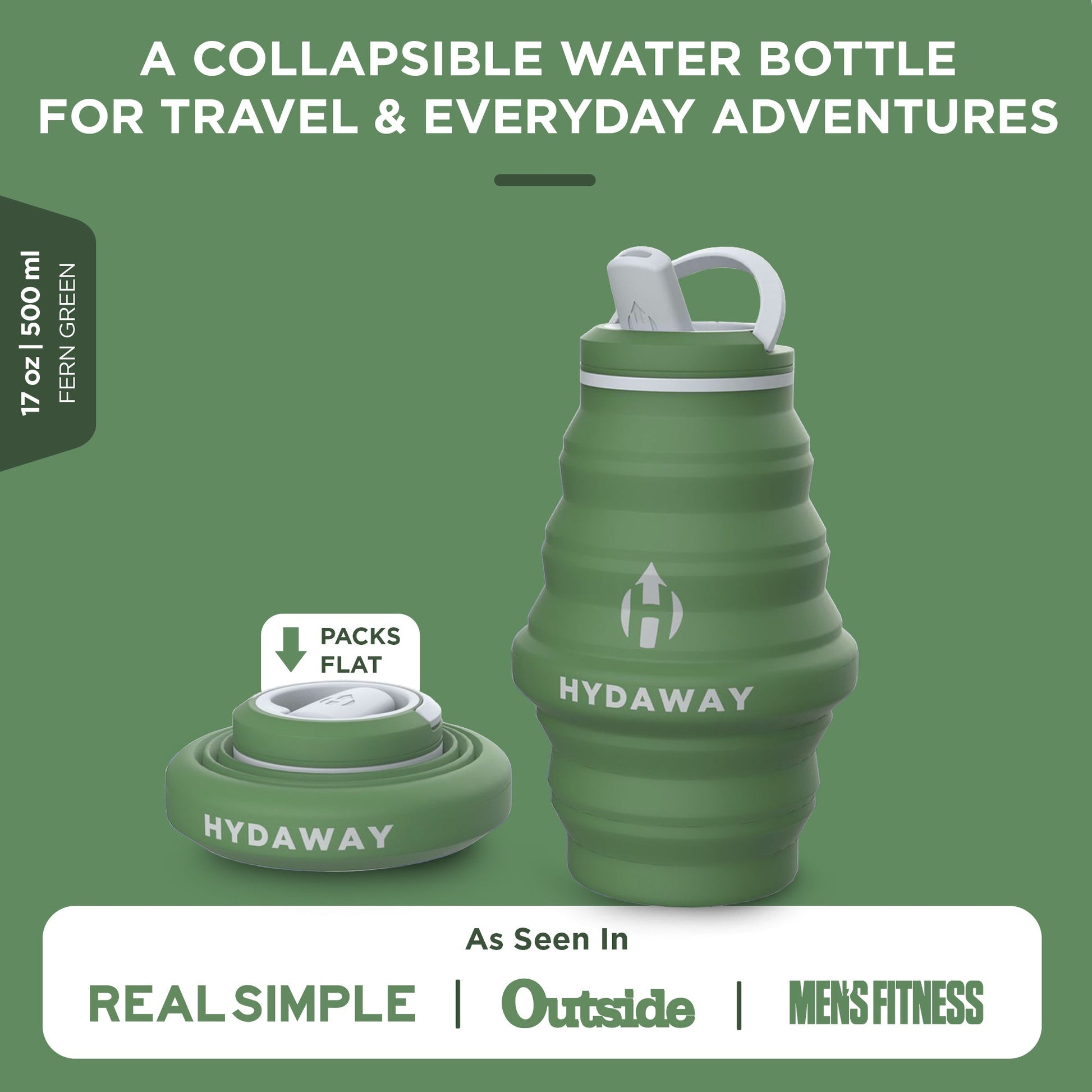 HYDAWAY Collapsible Water Bottle | 17oz