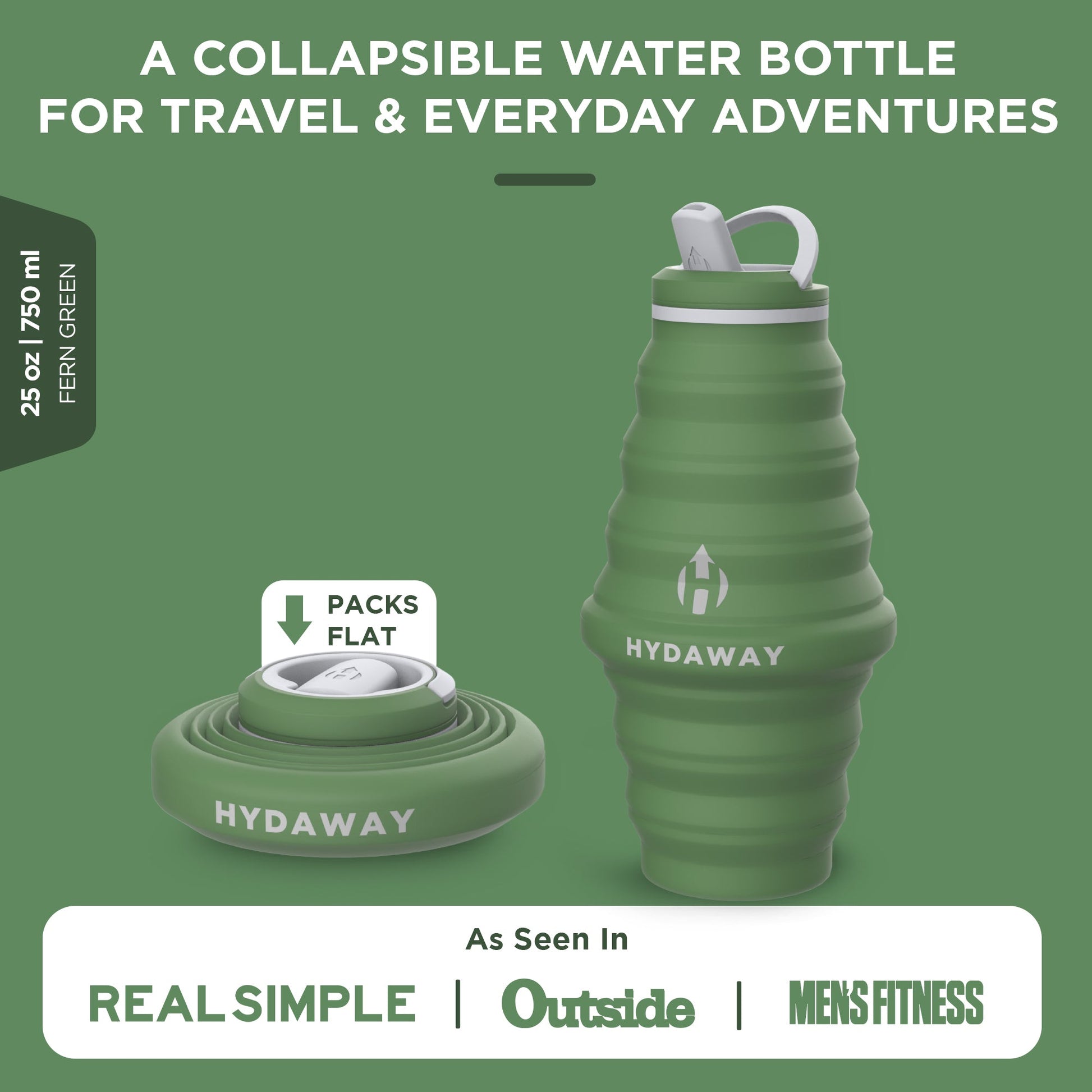 HYDAWAY Collapsible Water Bottle | 25oz