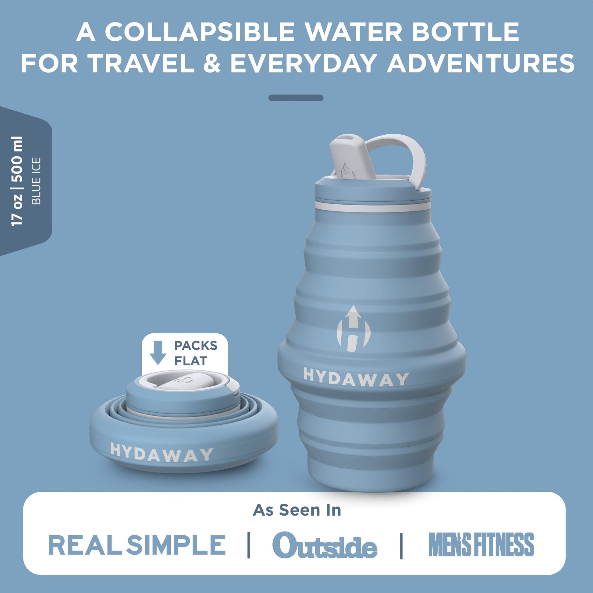 HYDAWAY Collapsible Water Bottle | 17oz