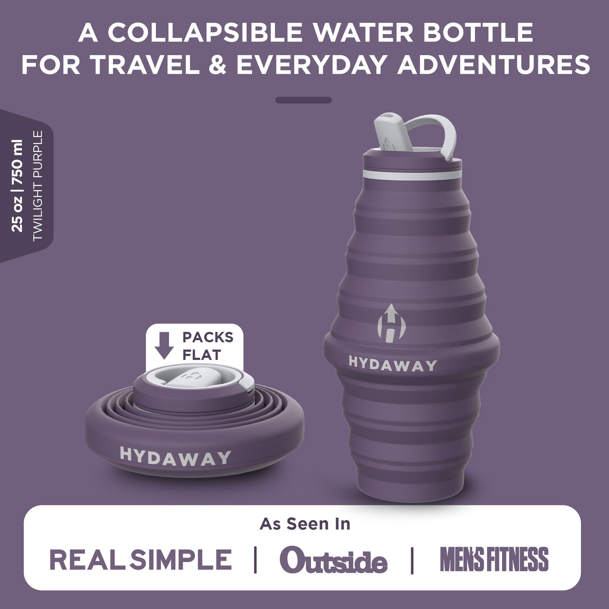 HYDAWAY Collapsible Water Bottle | 25oz