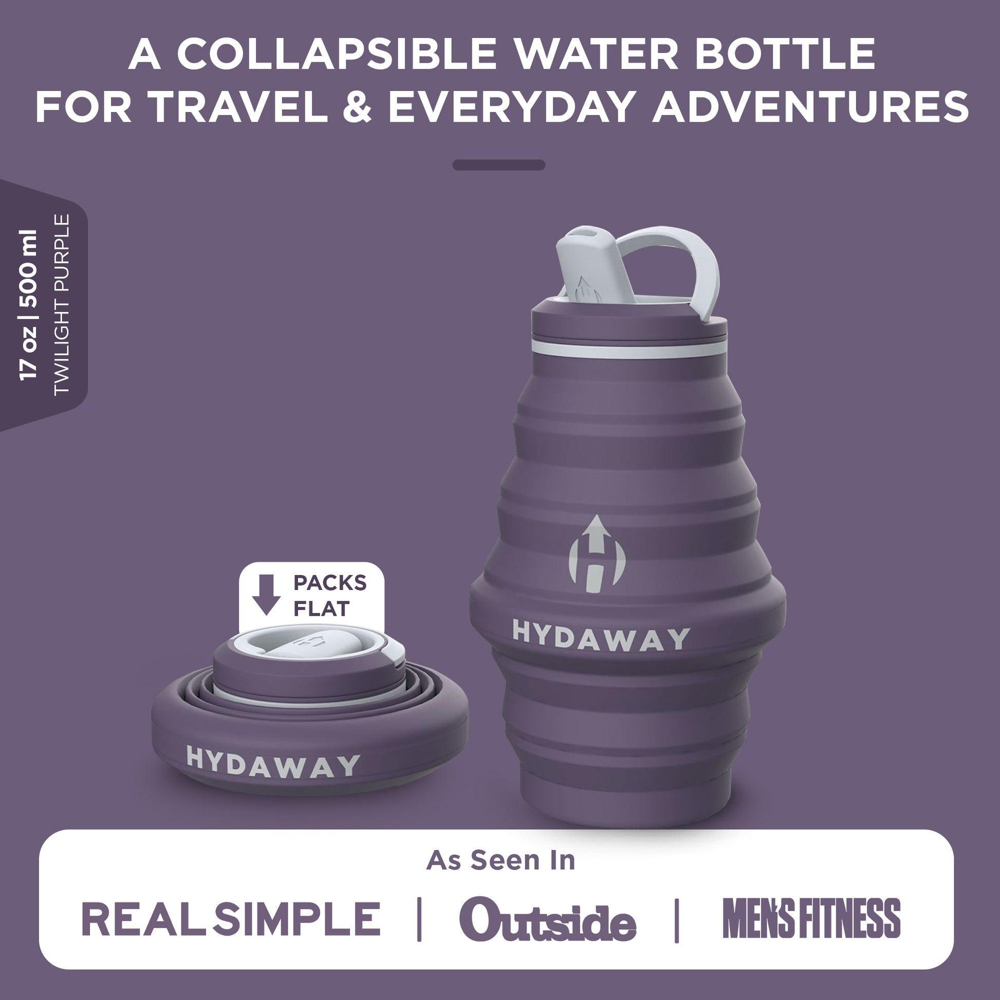 HYDAWAY Collapsible Water Bottle | 17oz