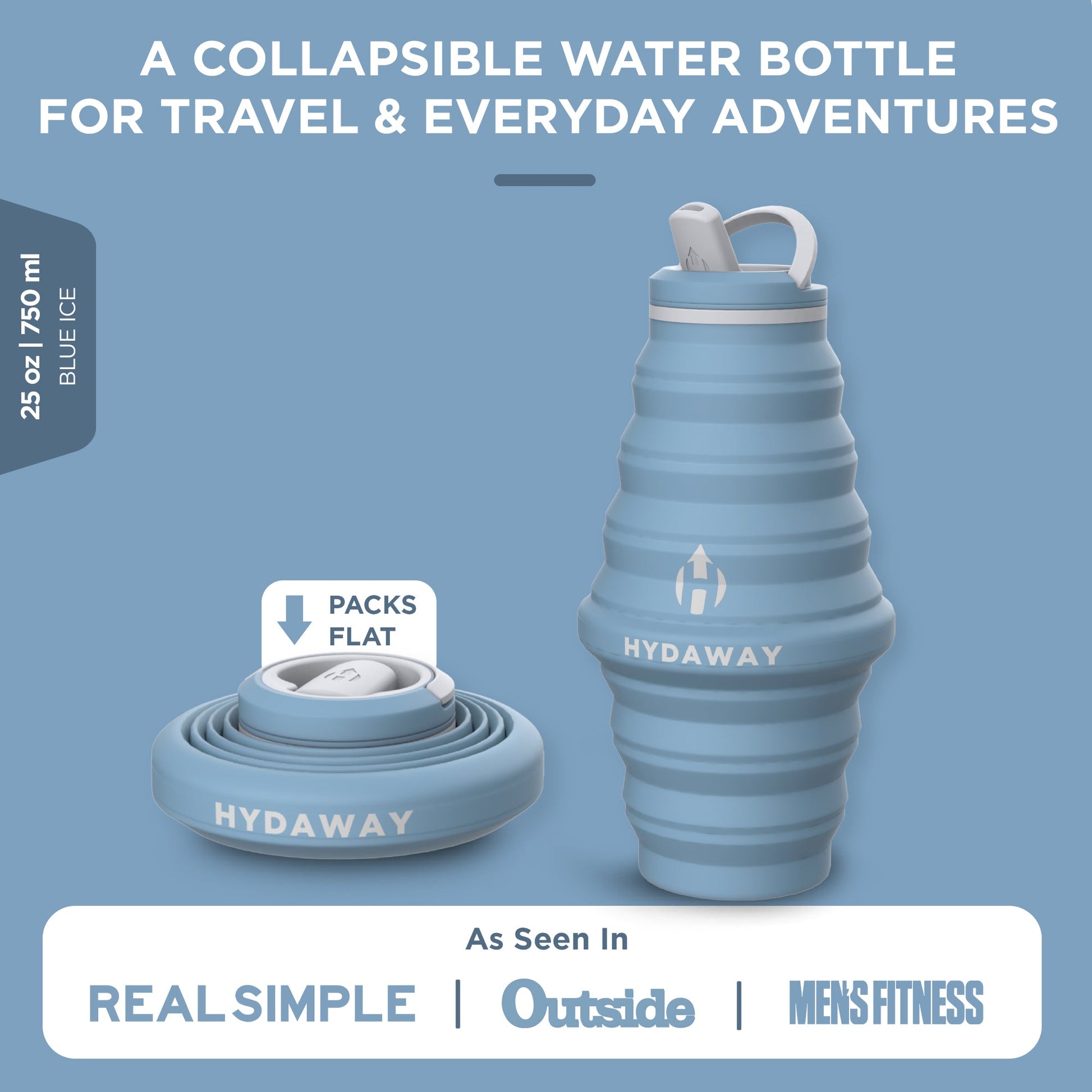 HYDAWAY Collapsible Water Bottle | 25oz