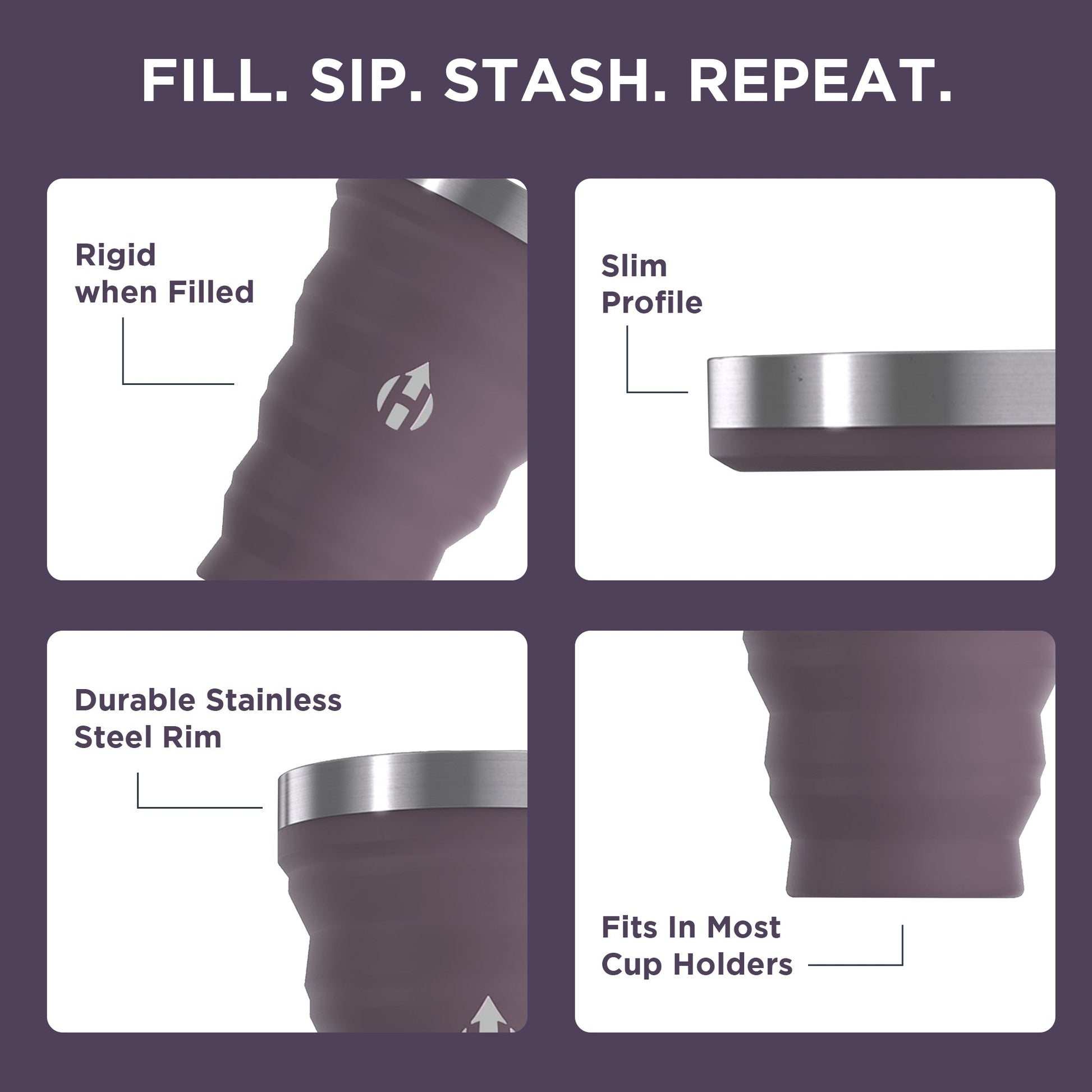 HYDAWAY Collapsible Pint | 16oz
