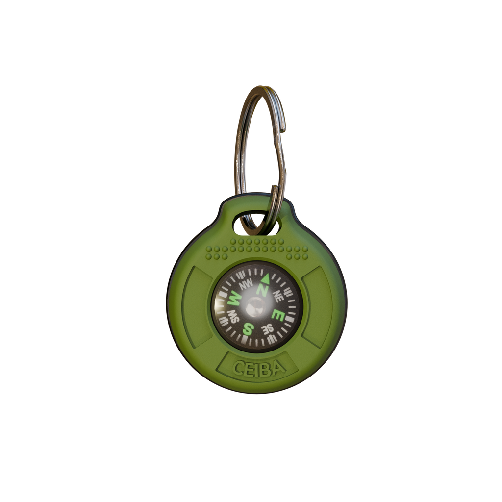 NOMAD Compass Companion | Survival Compass Keychain