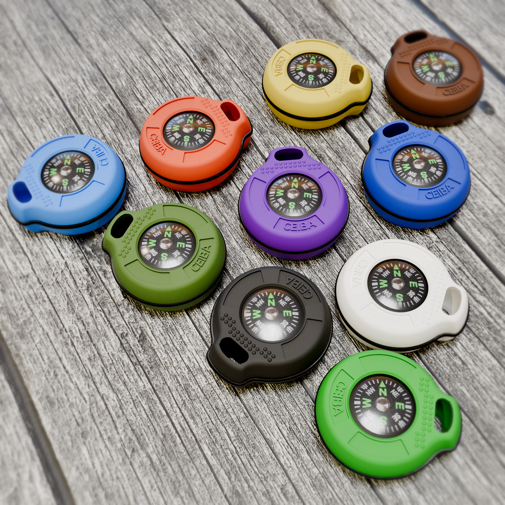 NOMAD Compass Companion | Survival Compass Keychain
