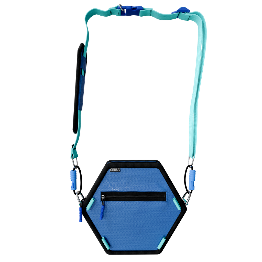 NOMAD Hive Cross Body 7" Travelers Pouch | Reef Blue