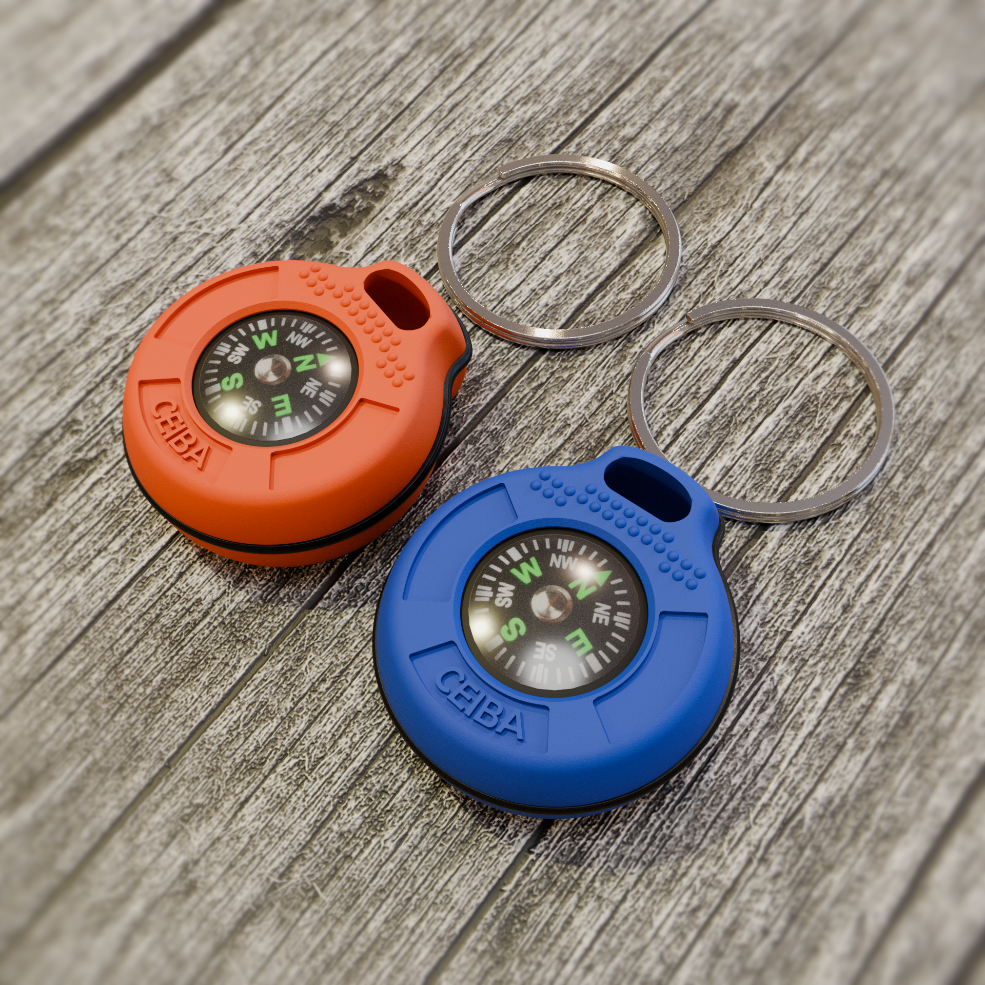 NOMAD Compass Companion | Survival Compass Keychain
