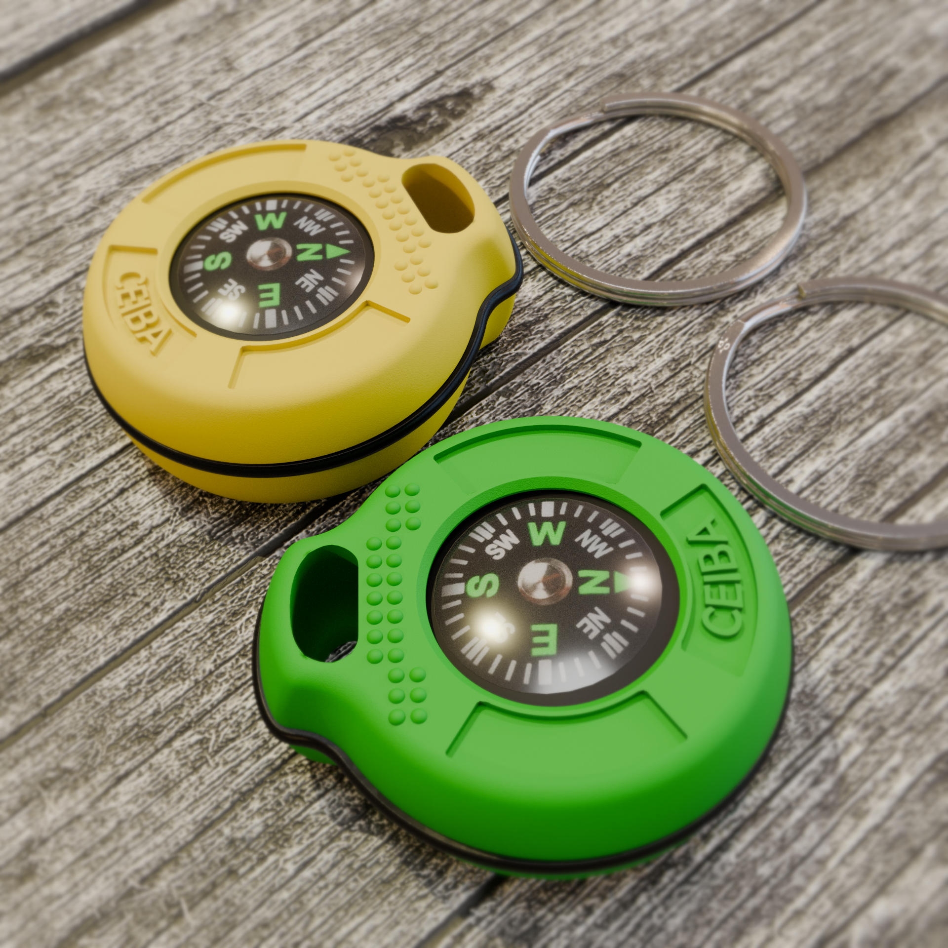 NOMAD Compass Companion | Survival Compass Keychain