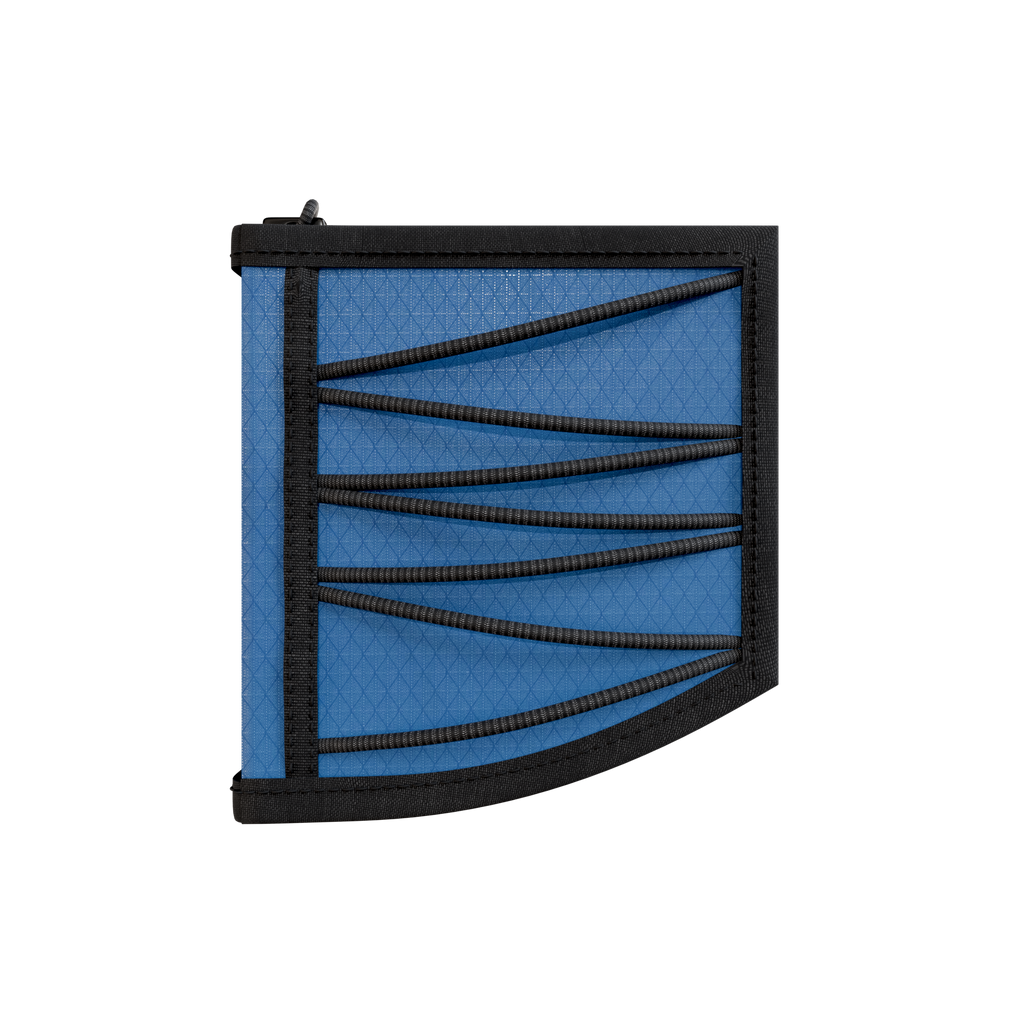 NOMAD Teak Slim - Front Pocket Wallet | Reef Blue