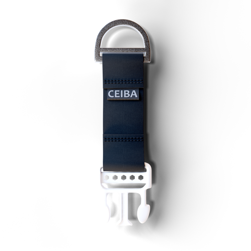 NOMAD 1.5" Short Mesh Male Slide Buckle Accessory Key Strap | 4" Length