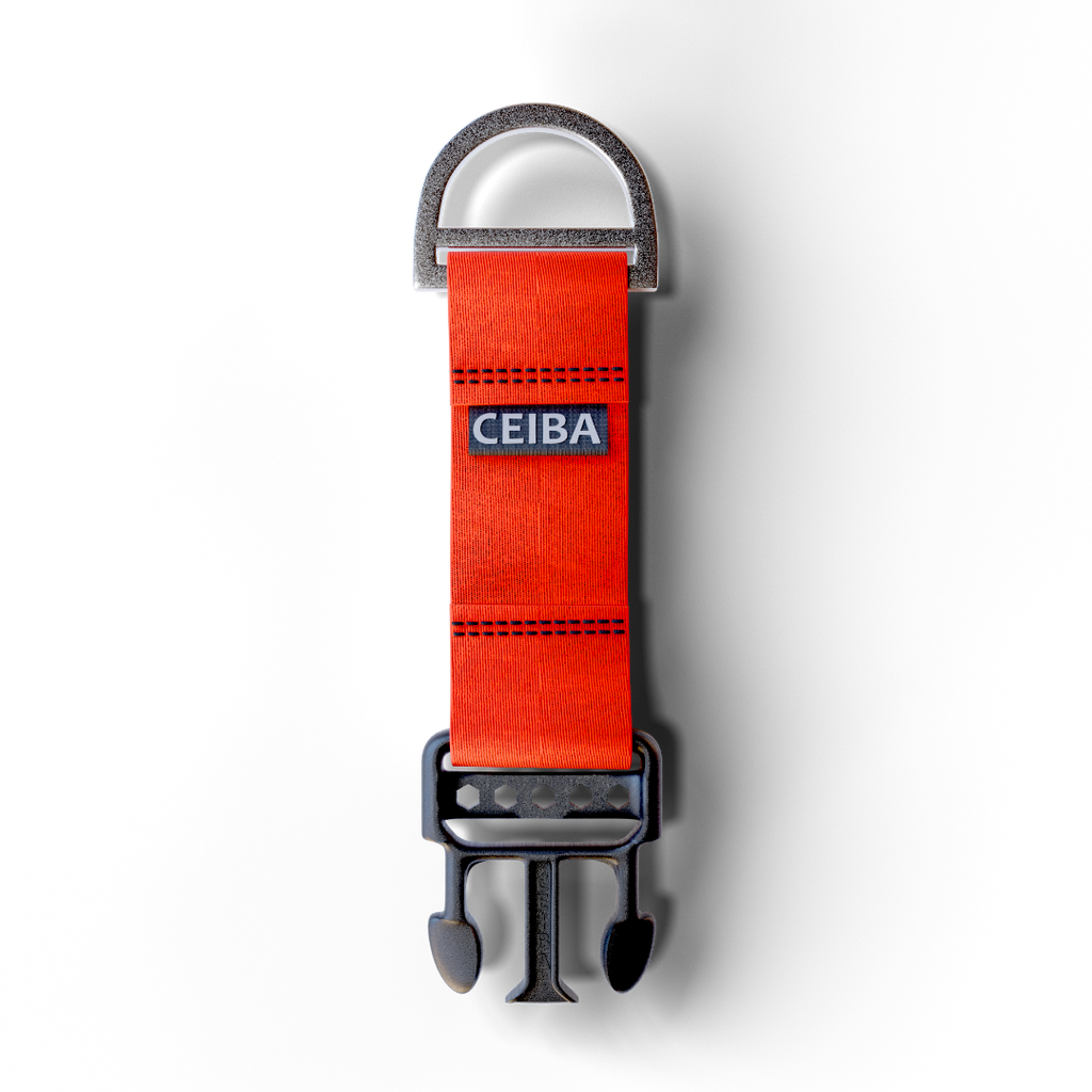 NOMAD 1.5" Short Mesh Male Slide Buckle Accessory Key Strap | 4" Length