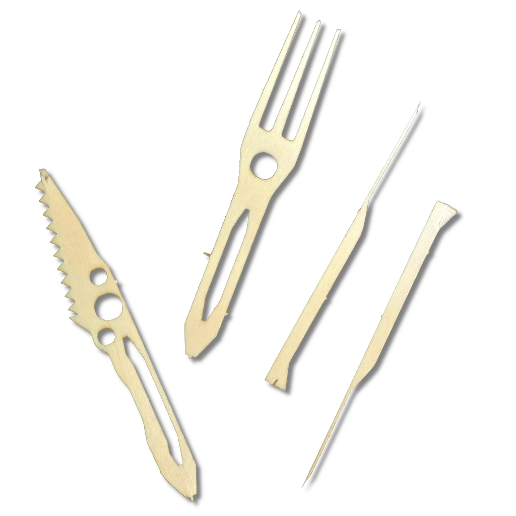 Pocket Utensil Kit Card | Beechwood